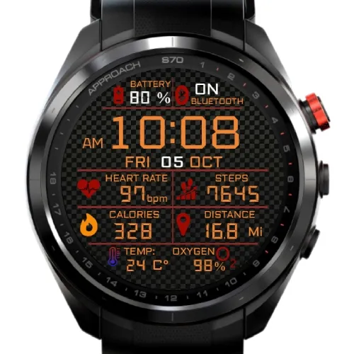 Carbon Military Red