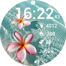 Aqua Plumeria