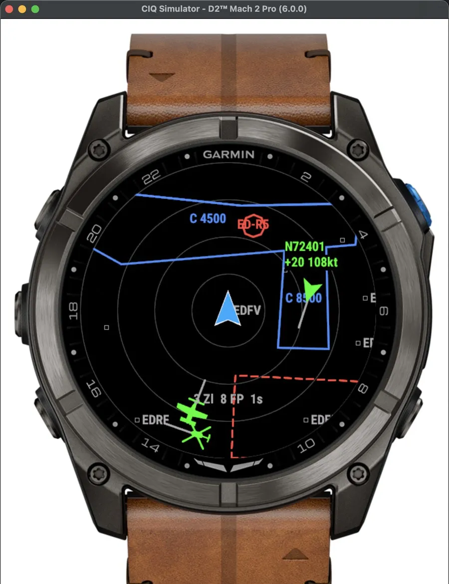 SkyRadar – radar data field for the Fly activity · 螢幕截圖 0