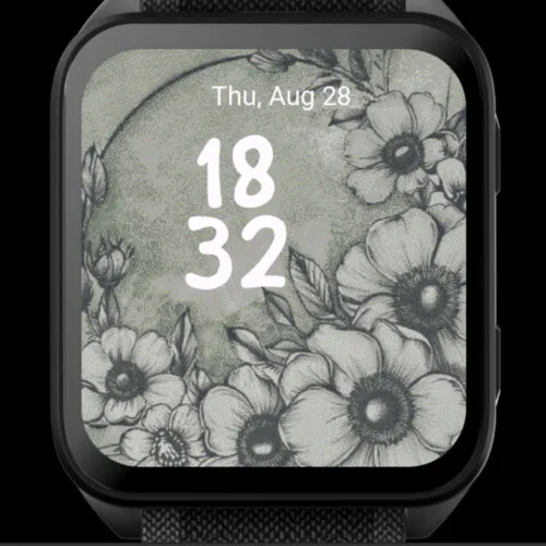 Black and White Elegance – Floral · Screenshot 1