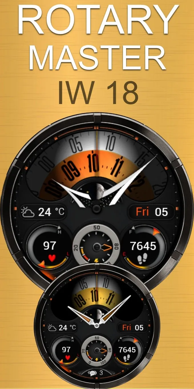 IW18 Circular Dial Analog · Tangkapan layar 1