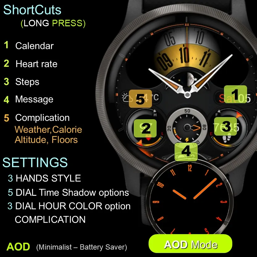IW18 Circular Dial Analog · Tangkapan layar 4