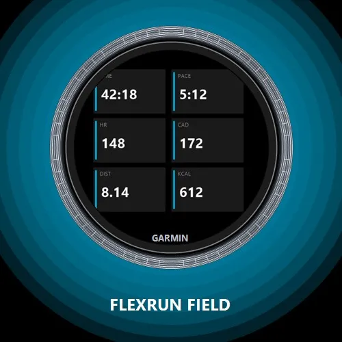 FlexRun Field - 6 Metric Run Dashboard