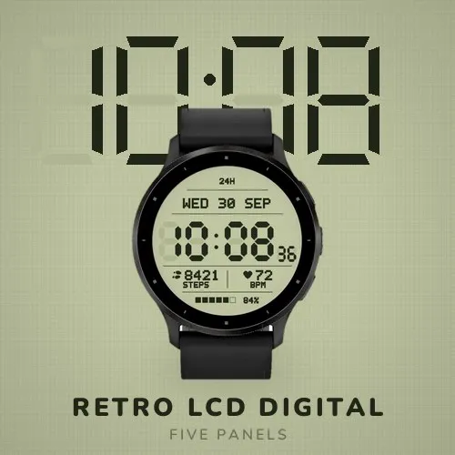 Retro LCD Digital