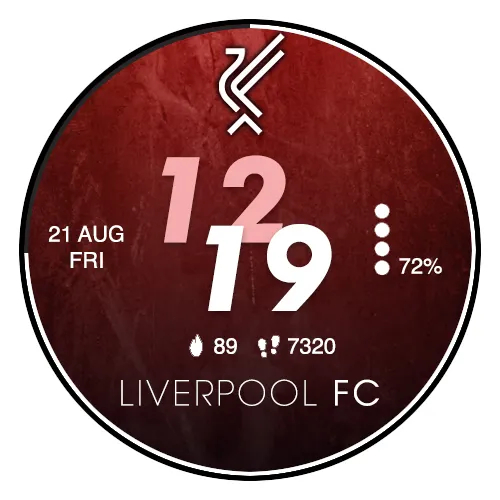 Liverpool Football Soccer Digital Watch Face