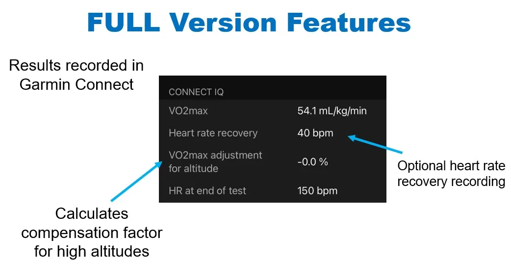 Elliptical VO2max Test (BETA) · 截图 2