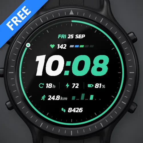 Astra Stride Free – 跑步表盘，运动风