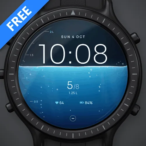 Astra Brim Free – 喝水记录与补水表盘