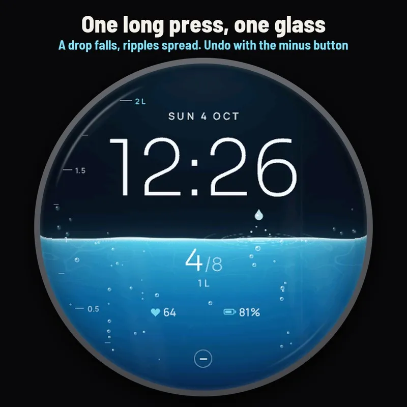 Astra Brim Free – 喝水记录与补水表盘 · 截图 1