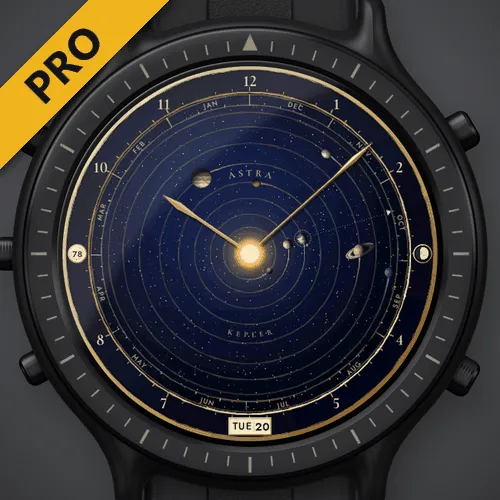 Astra Kepler Pro – 太阳系行星表盘