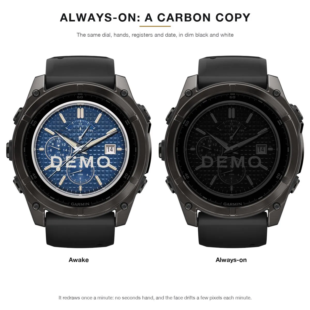 REGATTA 5-in-1 Demo — Free Analog Watch Face · 截图 3
