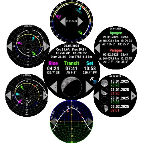 Moon App & Simulator