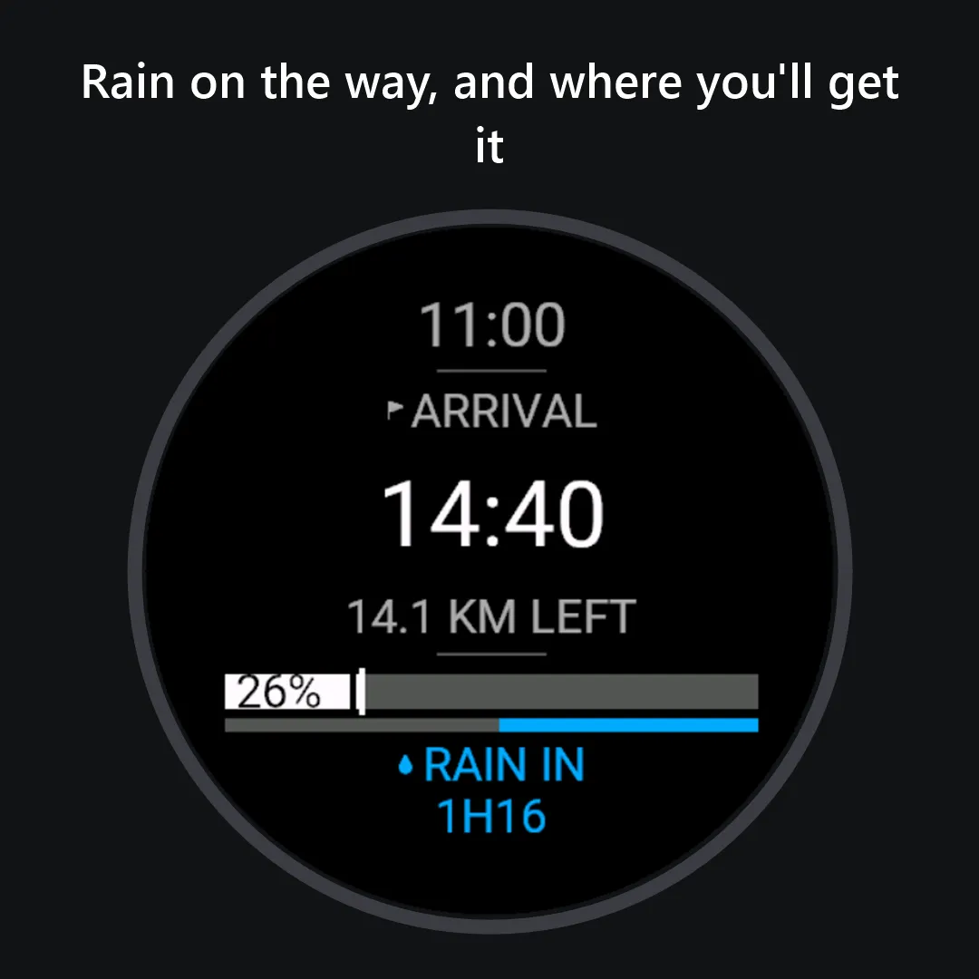 WaySense - Arrival Time (ETA), Sunset & Rain · 截图 2