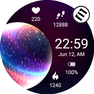 Glowing Planet
