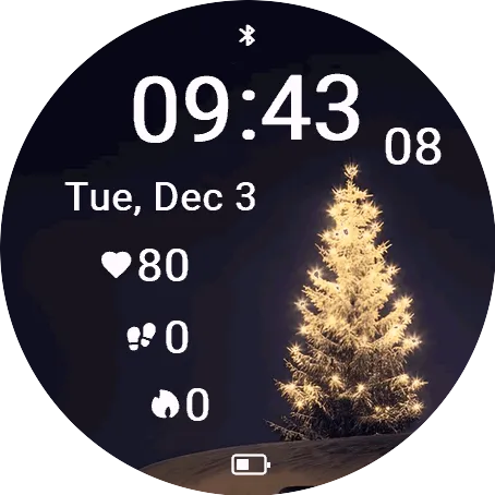 Lit Tree