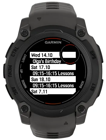 Events Calendar