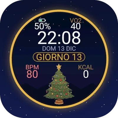 Advent VO2fit – Christmas Watch Face