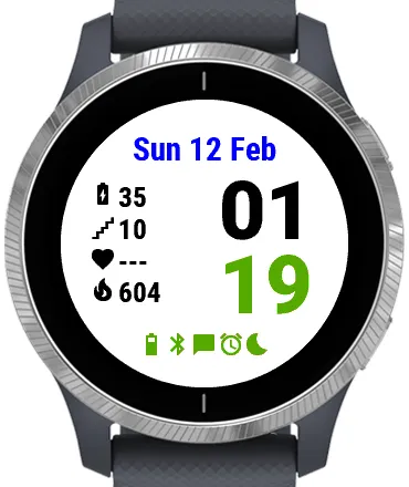 Modern Digital Watch Face · 截图 2