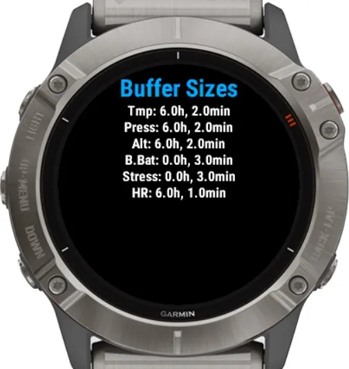 Buffer Sizes