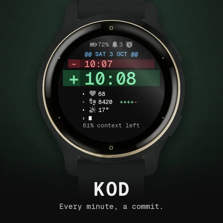 Kod – The Minute as a Diff · Kuvakaappaus 0