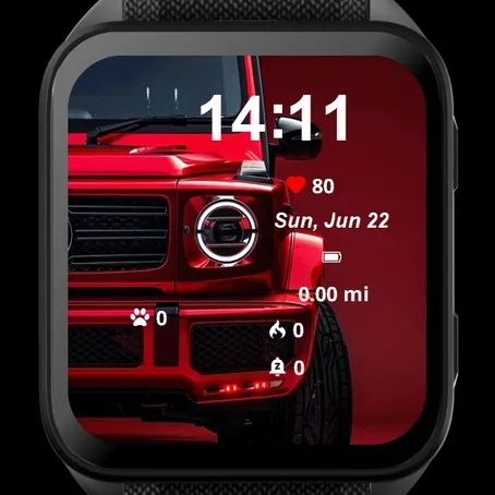 Red Jeep